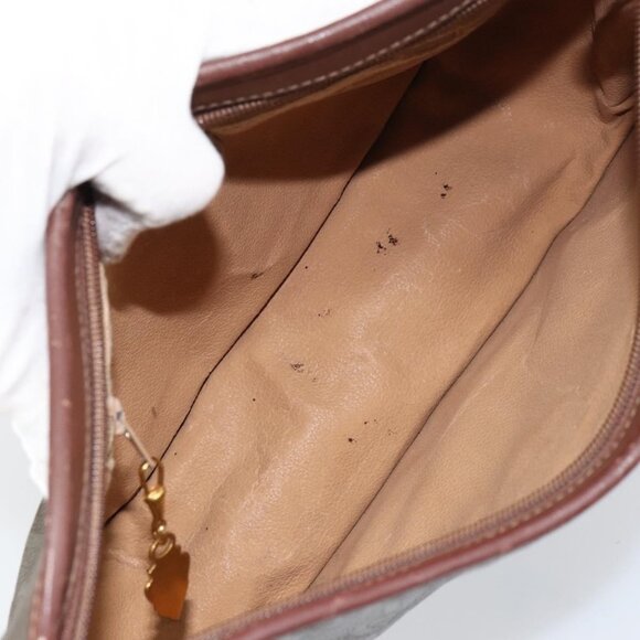 Authentic GUCCI Shoulder Bag Canvas Brown Gold 001 23 1036 - Picture 3 of 16